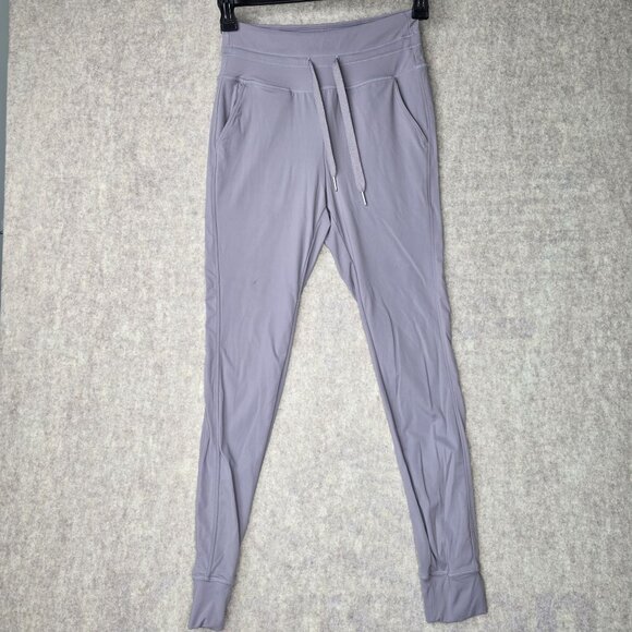 Gray Nylon & Elastane Joggers With Pockets Size S - Picture 1 of 5